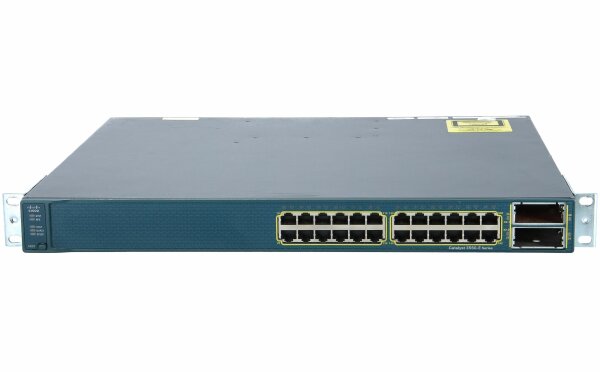 Cisco -  WS-C3560E-24TD-E -  Catalyst 3560E 24 10/100/1000+2*10GE(X2),265W,IPS s/w