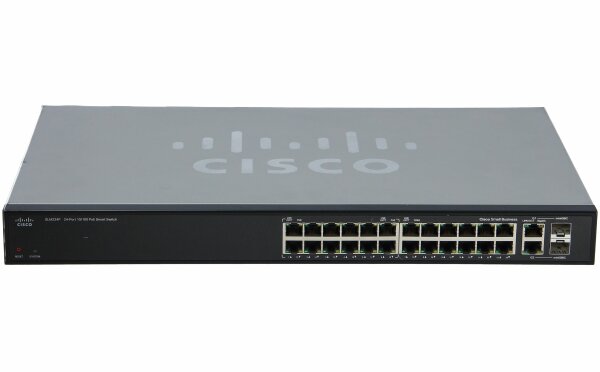 Cisco -  SLM224PT-EU -  SF 200-24P 24-Port 10/100 PoE Smart Switch