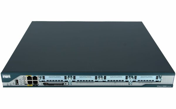 Cisco -  CISCO2801-AC-IP -  2801 Router with inline power,2FE,4slots,IP BASE,64F/128D