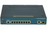 Cisco -  WS-C3560-8PC-S -  Catalyst 3560 8 10/100 PoE + 1 T/SFP Standard Image