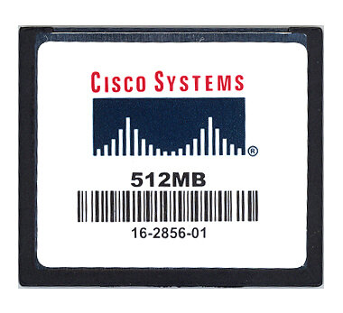 Cisco -  MEM-C6K-CPTFL512M= -  Catalyst 6500 Sup720/Sup32 Compact Flash Mem 512MB