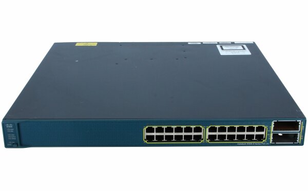 Cisco -  WS-C3560E-24PD-S -  Catalyst 3560E 24 10/100/1000 PoE+2*10GE(X2),750W,IPB s/w