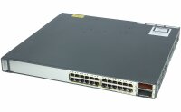 Cisco -  WS-C3750E-24TD-S -  Catalyst 3750E 24 10/100/1000+2*10GE(X2),265W,IPB s/w