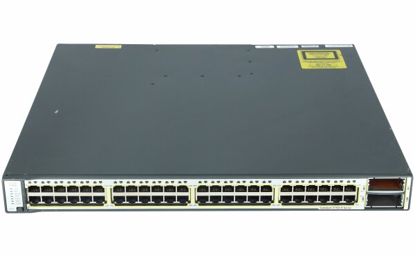 Cisco -  WS-C3750E-48TD-S -  Catalyst 3750E 48 10/100/1000+2*10GE(X2),265W,IPB s/w