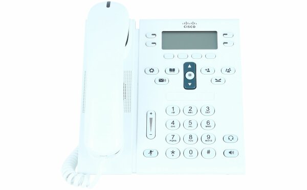 Cisco -  CP-6941-W-K9= -  Cisco UC Phone 6941, Arctic White,  Standard Handset