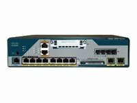 Cisco -  C1861-UC-2BRI-K9 -  1861, 8-user CME,CUE,Ph. Lic,4FXS,2BRI,8xPOE,HWIC slot