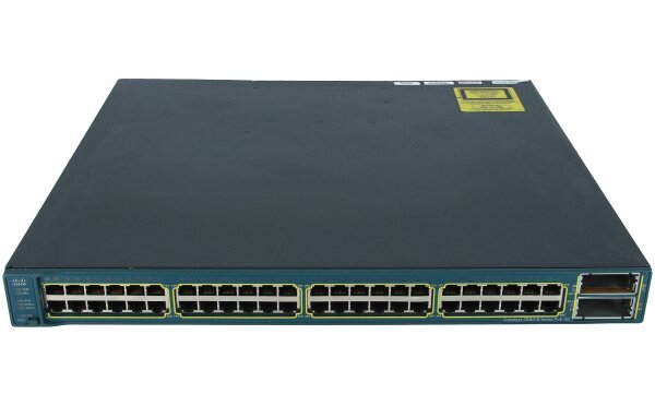 Cisco -  WS-C3560E-48PD-S -  Catalyst 3560E 48 10/100/1000 PoE+2*10GE(X2),750W,IPB s/w