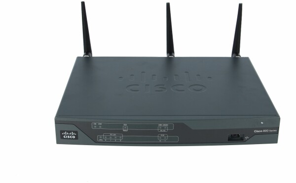 Cisco -  CISCO881W-GN-E-K9 -  Cisco 881 Ethernet Sec Router 802.11n ETSI Comp