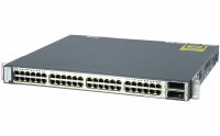 Cisco -  WS-C3750E-48PD-S -  Catalyst 3750E 48 10/100/1000 PoE+2*10GE(X2),750W,IPB s/w