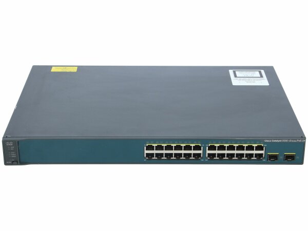 Cisco -  WS-C3560V2-24PS-S -  Catalyst 3560V2 24 10/100 PoE + 2 SFP + IPB (Standard) Image