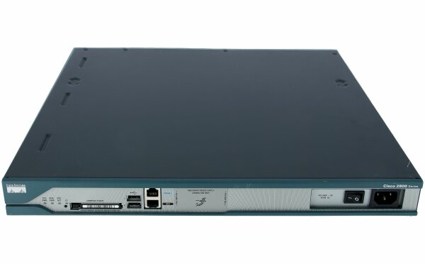 Cisco -  CISCO2811-DC -  2811 w/ DC PWR,2FE,4HWICs,2PVDMs,1NME,2AIMS,IP BASE,64F/256D