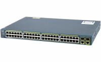 Cisco -  WS-C2960-48PST-S -  Catalyst 2960 48 10/100 PoE + 2 1000BT +2 SFP LAN Lite Image