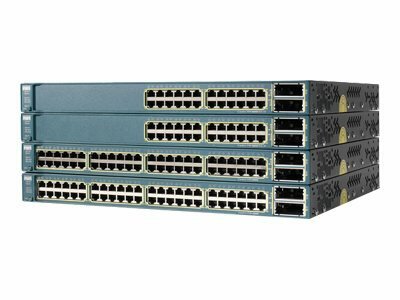 Cisco -  WS-C3560E-48TD-SD -  Catalyst 3560E 48 10/100/1000 + 2*10GE(X2),265W DC, IPB s/w