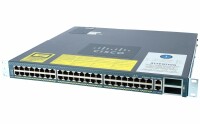 Cisco -  WS-C4948-10GE -  Catalyst 4948, optnl sw, 48*10/100/1000+2*10GE(X2), no p/s