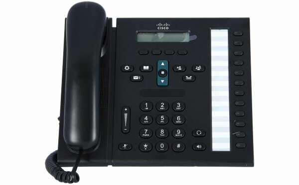 Cisco -  CP-6961-C-K9= -  Cisco Unified IP Phone 6961, Charcoal, Standard Handset