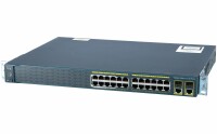 Cisco -  WS-C2960-24LC-S -  Catalyst 2960 24 10/100 (8 PoE) + 2 T/SFP LAN Lite Image