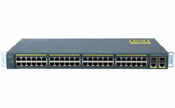 Cisco -  WS-C2960-48TC-S -  Catalyst 2960 48 10/100 + 2 T/SFP   LAN Lite Image