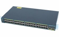 Cisco -  WS-C2960-48TT-S -  Catalyst 2960 48 10/100 + 2 1000BT LAN Lite Image