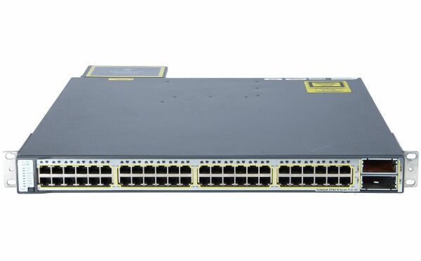 Cisco -  WS-C3750E-48PD-EF -  Catalyst 3750E 48 10/100/1000 PoE+2*10GE(X2),1150W,IPS s/w