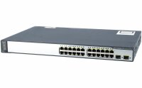 Cisco -  WS-C3750V2-24PS-E -  Catalyst 3750V2 24 10/100 PoE + 2 SFP Enhanced Image