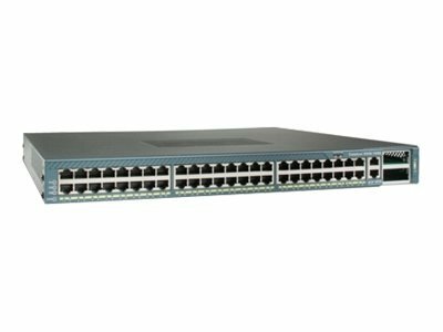 Cisco -  WS-C4948-10GE-E -  Catalyst 4948, ES Image, 48*10/100/1000+2*10GE(X2), 1 AC p/s