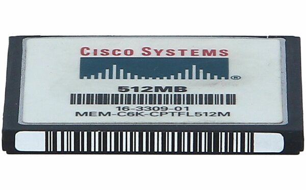 Cisco -  MEM3800-512CF= -  512MB Compact Flash for the Cisco 3800 Series