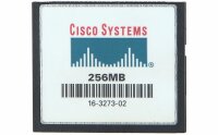 Cisco -  MEM-CF-256MB= -  256MB Compact Flash for Cisco 1900, 2900, 3900 ISR