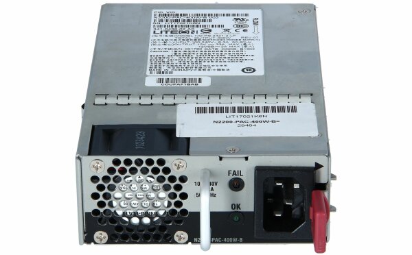 Cisco -  N2200-PAC-400W-B= -  N2K/N3K AC Power Supply, Reversed airflow (port side intake)