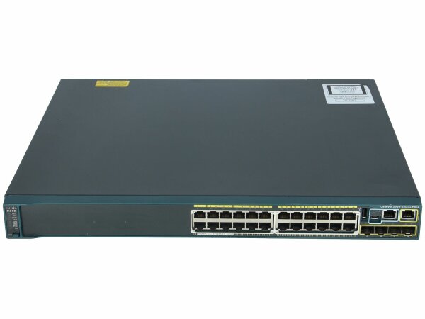 Cisco -  WS-C2960S-24PS-L -  Catalyst 2960S 24 GigE PoE 370W, 4 x SFP LAN Base