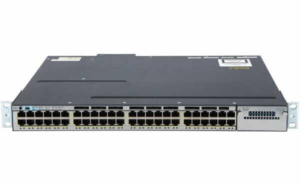 Cisco -  WS-C3750X-48PF-S -  Catalyst 3750X 48 Port Full PoE IP Base