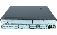 Cisco -  CISCO3825-DC -  3825 w/DC PWR,2GE,1SFP, 2NME, 4HWIC, IP Base, 128F/512D