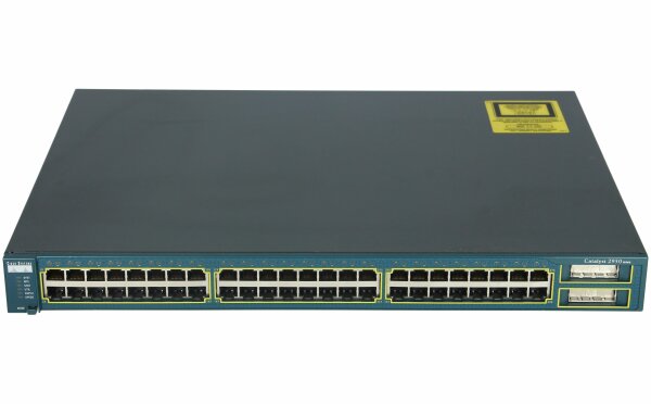 Cisco -  WS-C2950G-48-EI -  Catalyst 2950, 48 10/100 with 2 GBIC slots, Enhanced Image