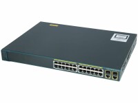 Cisco -  WS-C2960+24LC-L -  Catalyst 2960 Plus 24 10/100 (8 PoE) + 2 T/SFP LAN Base