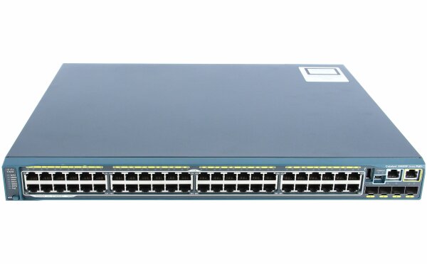 Cisco -  WS-C2960S-F48FPS-L -  Catalyst 2960-SF 48 FE, PoE 740W, 4 x SFP, LAN Base