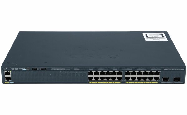 Cisco -  WS-C2960X-24TD-L -  Catalyst 2960-X 24 GigE, 2 x 10G SFP+, LAN Base