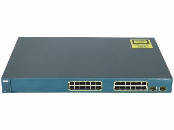 Cisco -  WS-C3560-24TS-S -  Catalyst 3560 24 10/100 + 2 SFP Standard Image