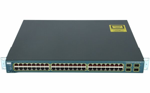 Cisco -  WS-C3560-48PS-S -  Catalyst 3560 48 10/100 PoE + 4 SFP Standard Image