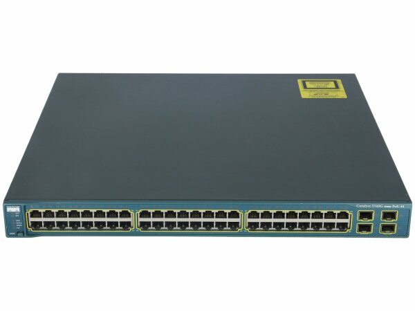 Cisco -  WS-C3560G-48PS-S -  Catalyst 3560 48 10/100/1000T PoE + 4 SFP Standard Image