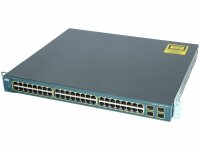 Cisco -  WS-C3560G-48TS-E -  Catalyst 3560 48 10/100/1000T + 4 SFP Enhanced Image