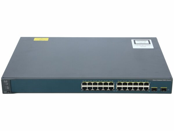 Cisco -  WS-C3560V2-24TS-E -  Catalyst 3560V2 24 10/100 + 2 SFP + IPS (Enhanced) Image