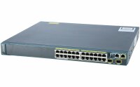 Cisco -  WS-C2960S-24PD-L -  Catalyst 2960S 24 GigE PoE 370W, 2 x 10G SFP+ LAN Base