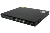 Cisco -  WS-C3650-24PD-E -  Cisco Catalyst 3650 24 Port PoE 2x10G Uplink IP Services