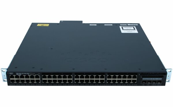 Cisco -  WS-C3650-48FD-S -  Cisco Catalyst 3650 48 Port Full PoE 2x10G Uplink IP Base