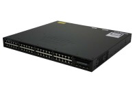 Cisco -  WS-C3650-48FQ-E -  Cisco Catalyst 3650 48 Port Full PoE 4x10G Uplink IPServices