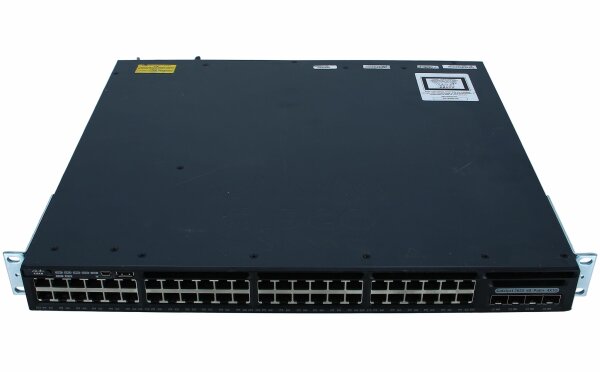 Cisco -  WS-C3650-48FS-S -  Cisco Catalyst 3650 48 Port Full PoE 4x1G Uplink IP Base