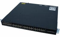 Cisco -  WS-C3650-48FS-S -  Cisco Catalyst 3650 48 Port Full PoE 4x1G Uplink IP Base