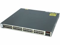 Cisco -  WS-C3750E-48PD-E -  Catalyst 3750E 48 10/100/1000 PoE+2*10GE(X2),750W,IPS s/w