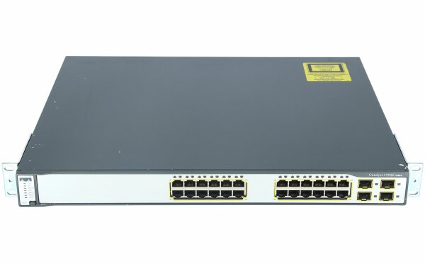 Cisco -  WS-C3750G-24TS-S1U -  Catalyst 3750 24 10/100/1000 + 4 SFP Std Multilayer