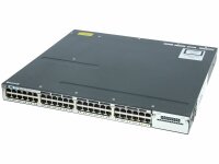 Cisco -  WS-C3750X-48P-E -  Catalyst 3750X 48 Port PoE IP Services