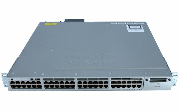 Cisco -  WS-C3850-48PW-S -  Cisco Catalyst 3850 48 Port Full PoE w/ 5 AP license IP Base